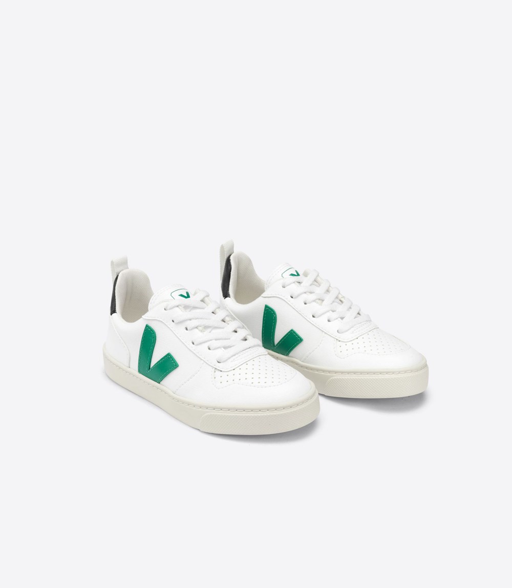 Veja Sneakers Barn - V-10 Lace Cwl - Vita - 875031-YOL